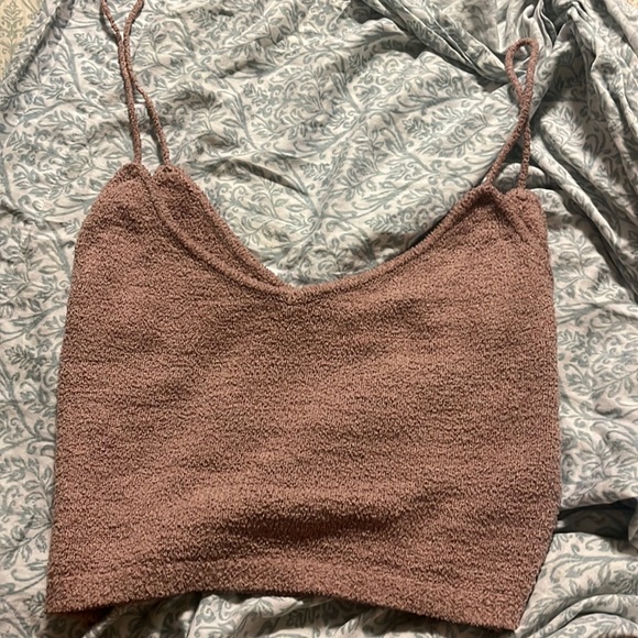 Garage oversized pink soft tank top - Picture 1 of 2